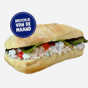 Broodje breydelham salade